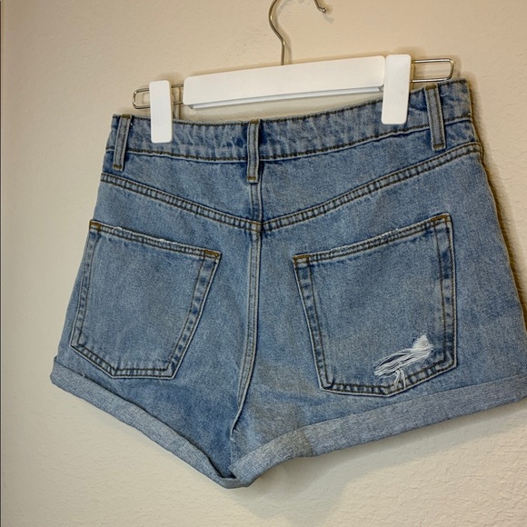 Lovers + Friends Light Blue Jean Shorts - Picture 5 of 7